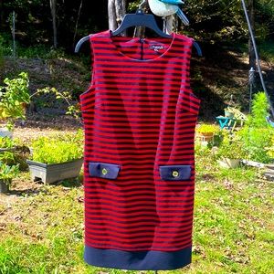 Premise Dresses Striped Sleeveless Knit Dress